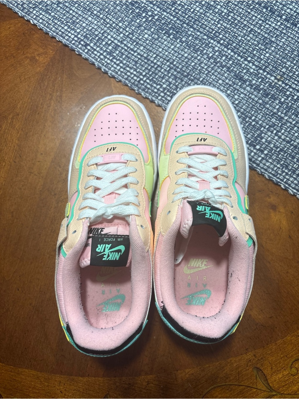 (Women) Nike Air Force 1 Shadow 'Arctic Punch Barely Volt Sz 8.5 NWOT - Picture 8 of 11